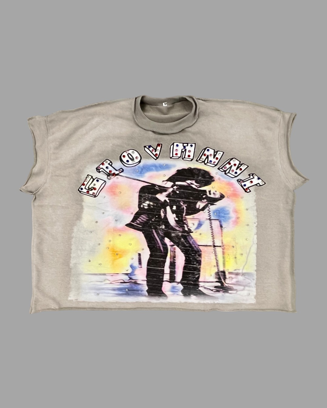 Gray Jimmy Hendrix Cut Off T