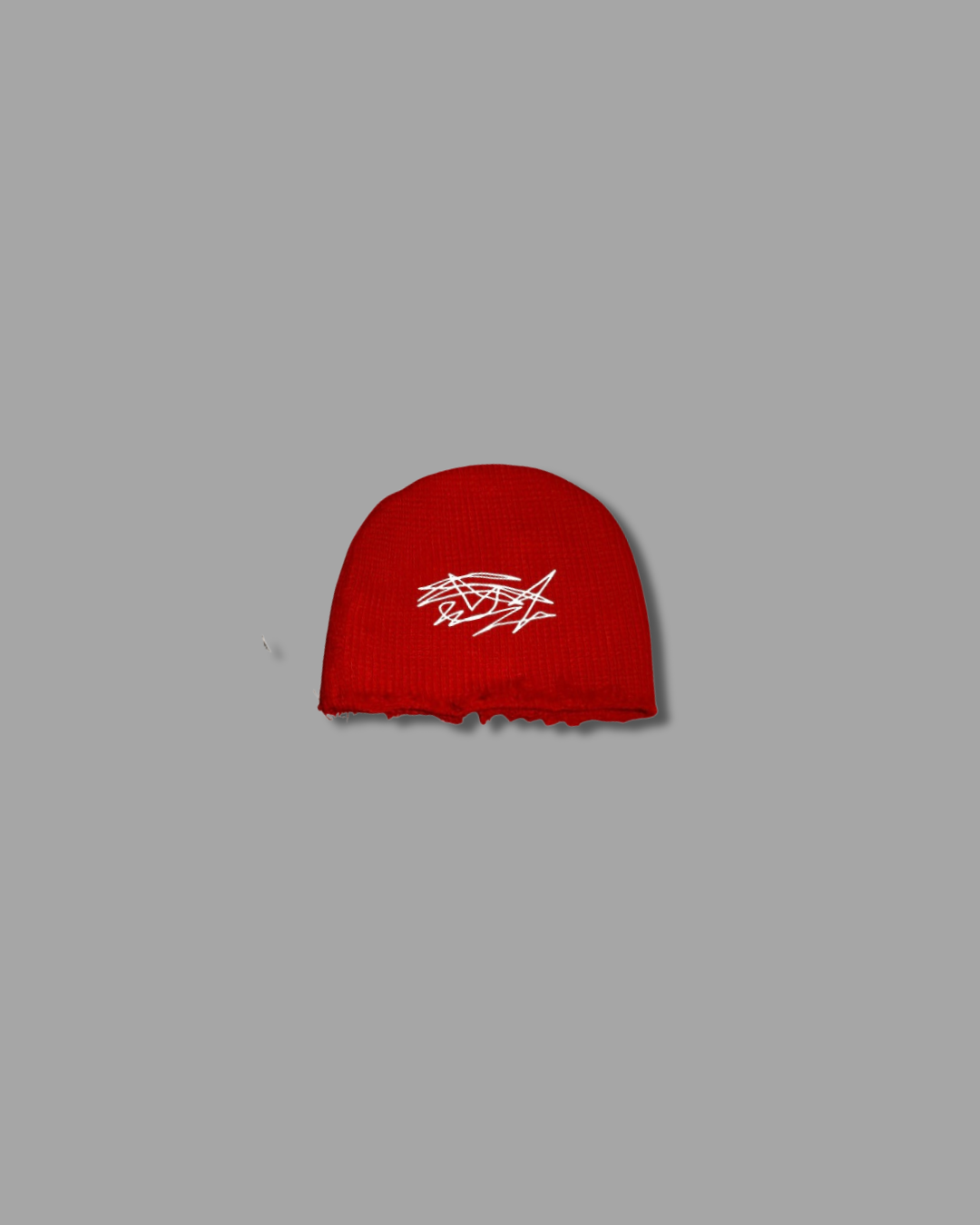 Red Scribble Beanie