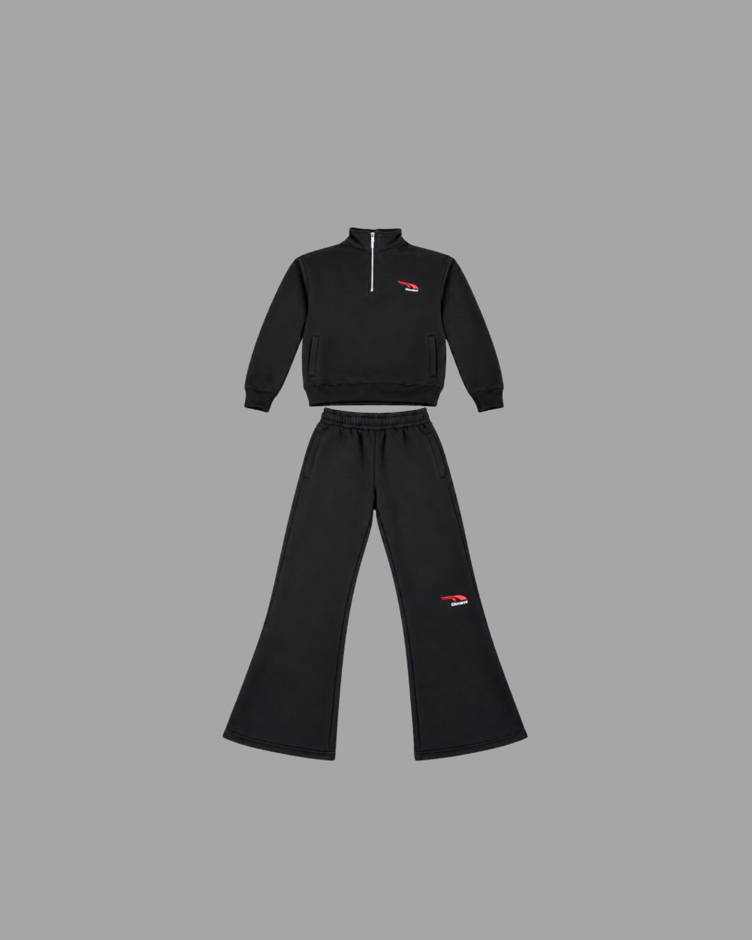 G2 Qtr Zip Set (black)