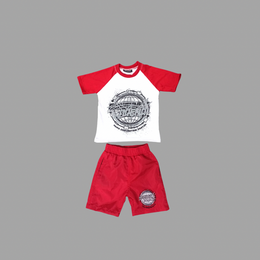 GIOVANNI ARENA KIDS SET IN RED