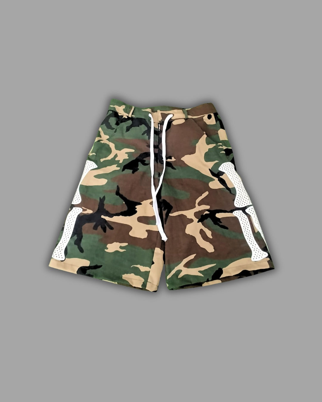 Leather Bone Camo Jorts