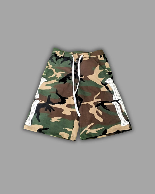 Leather Bone Camo Jorts