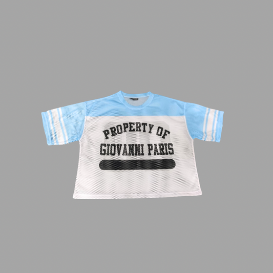 London Mel Jersey In Wht/C. Blue