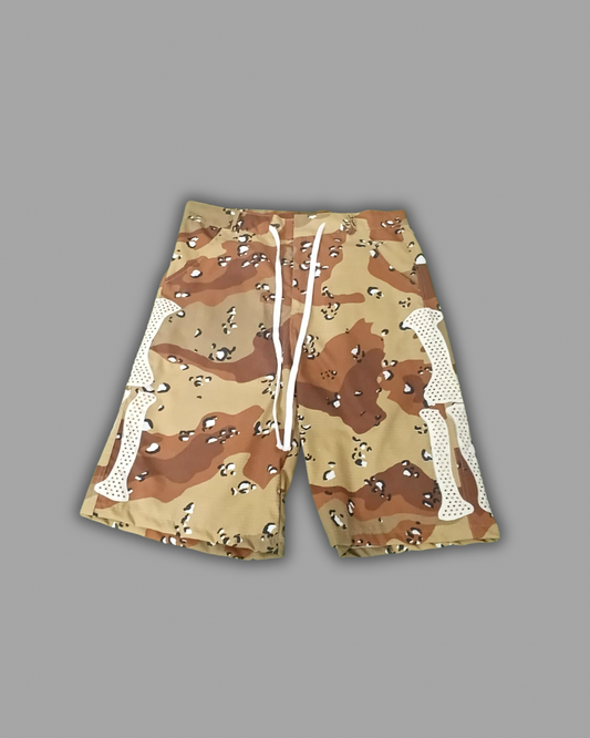 Leather Bone Camo Jorts
