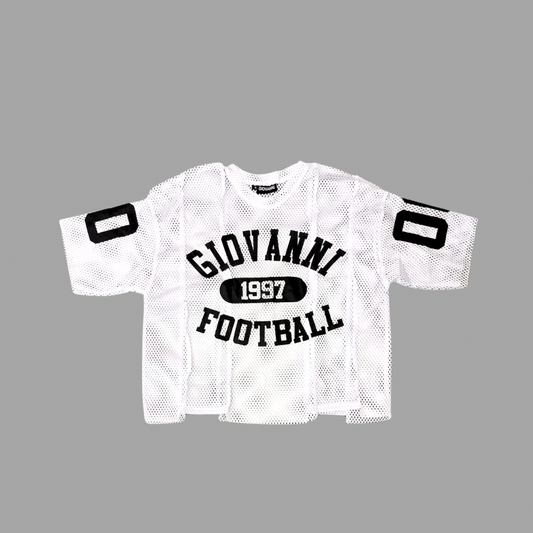 Giovanni Multi-Layer 97’ Football Jersey In White