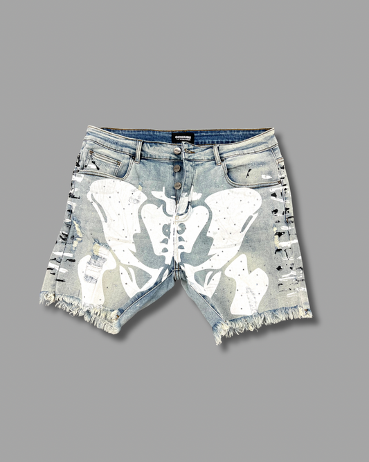 Rhinestone Denim Shorts