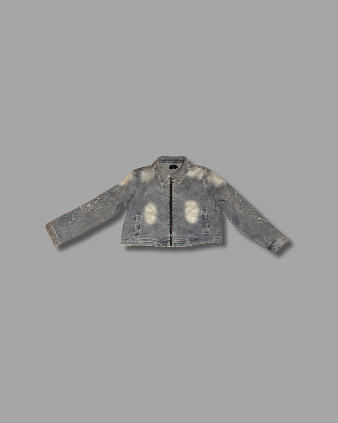 Rhinestone Jean Jacket