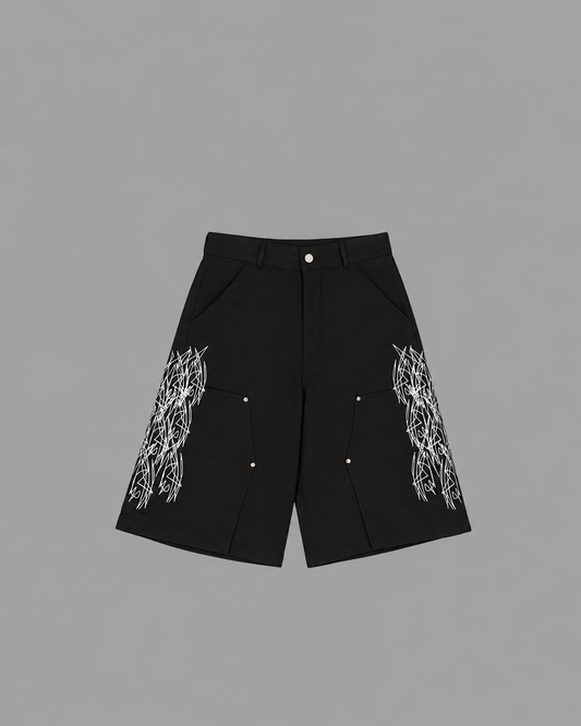 Scribble Carpenter Jorts (black)