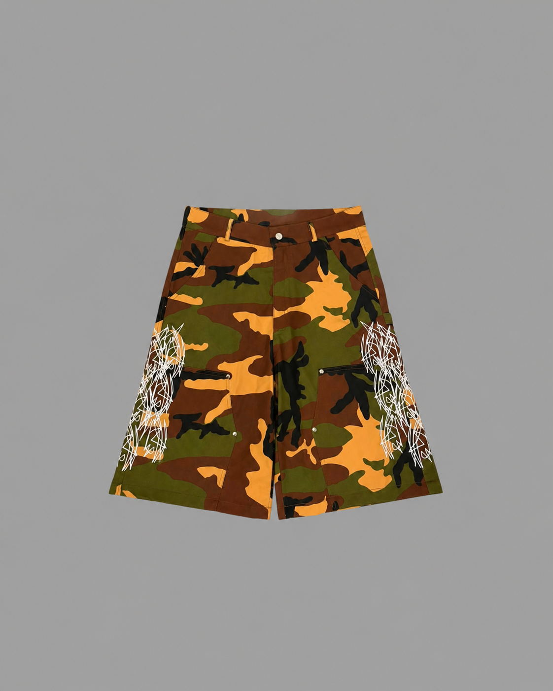 Scribble Carpenter Jorts (army)