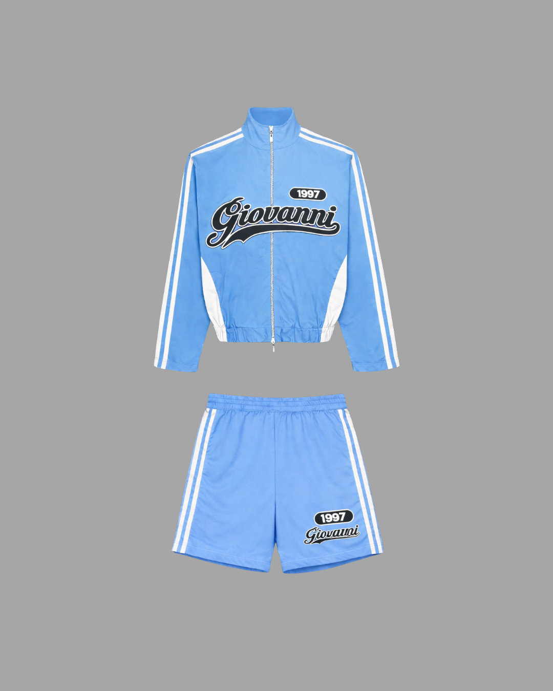 Blue Staple 97 Short Set