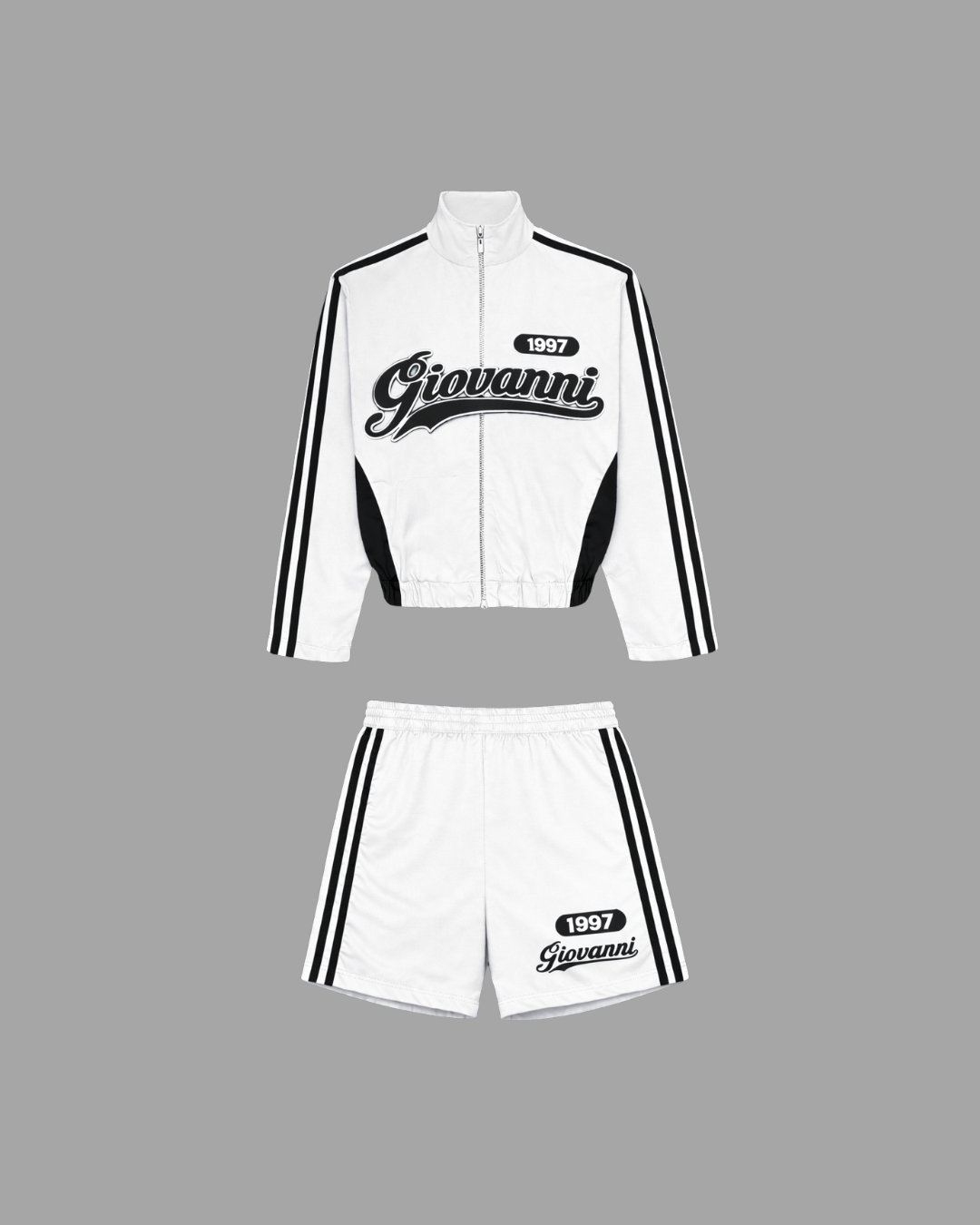 White Staple 97 Short Set
