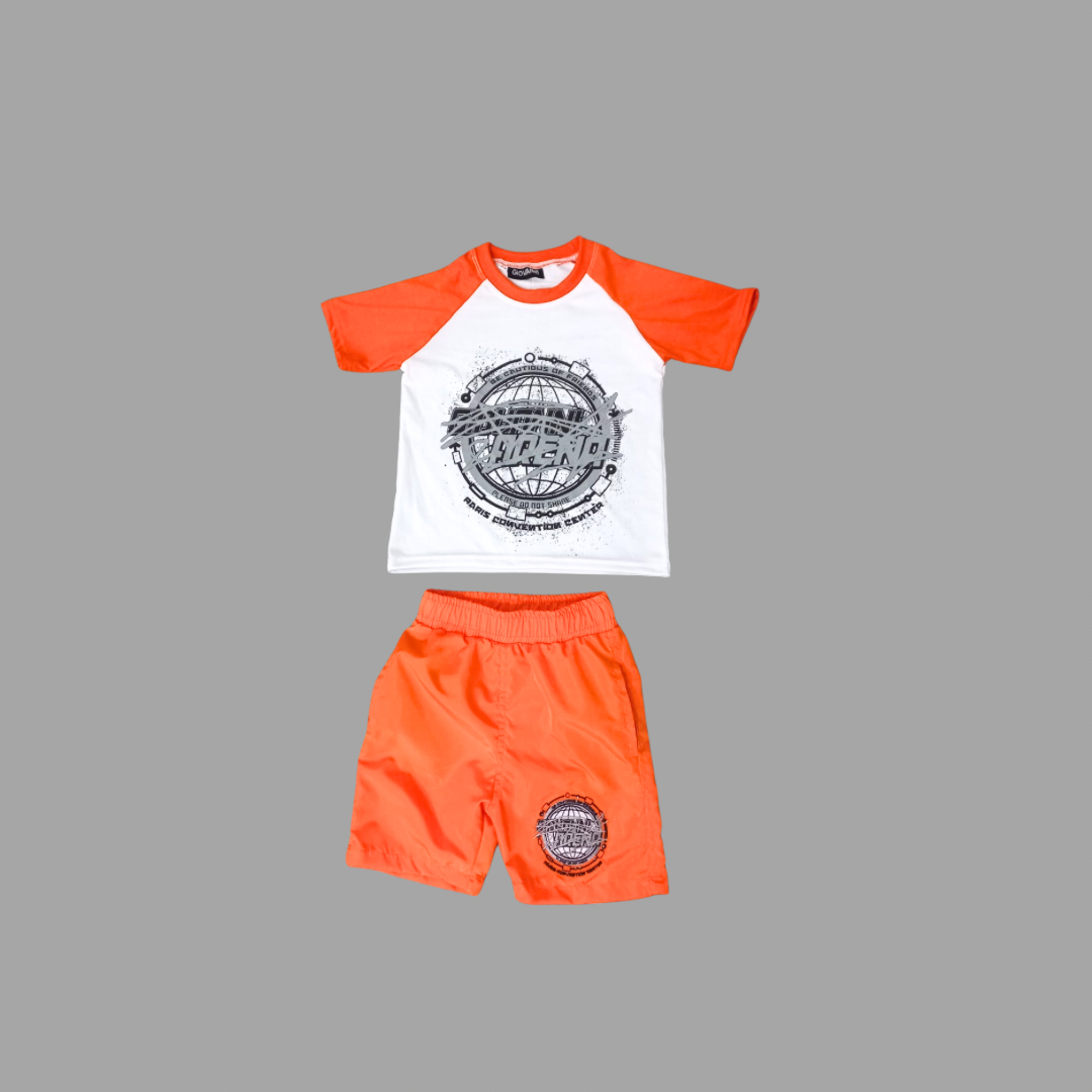 GIOVANNI ARENA KIDS SET IN ORANGE