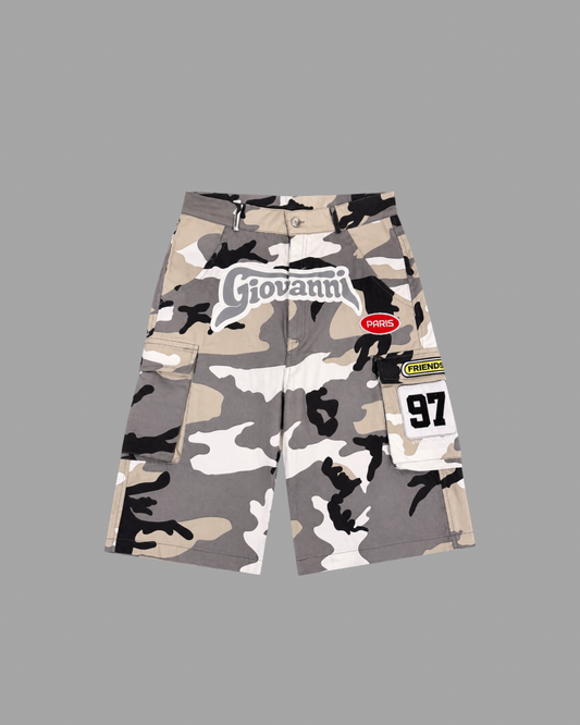 Camo Friends Jorts (gray)