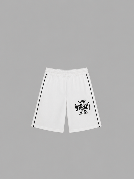 GV Cross BBall Shorts (white)