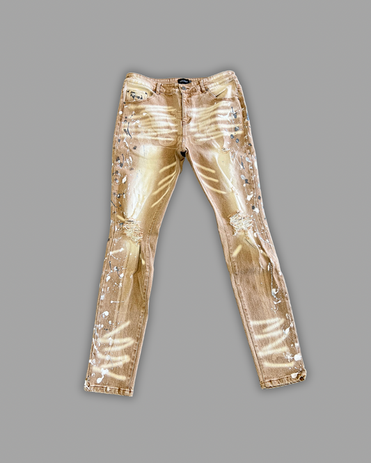 Khaki Bone Jeans