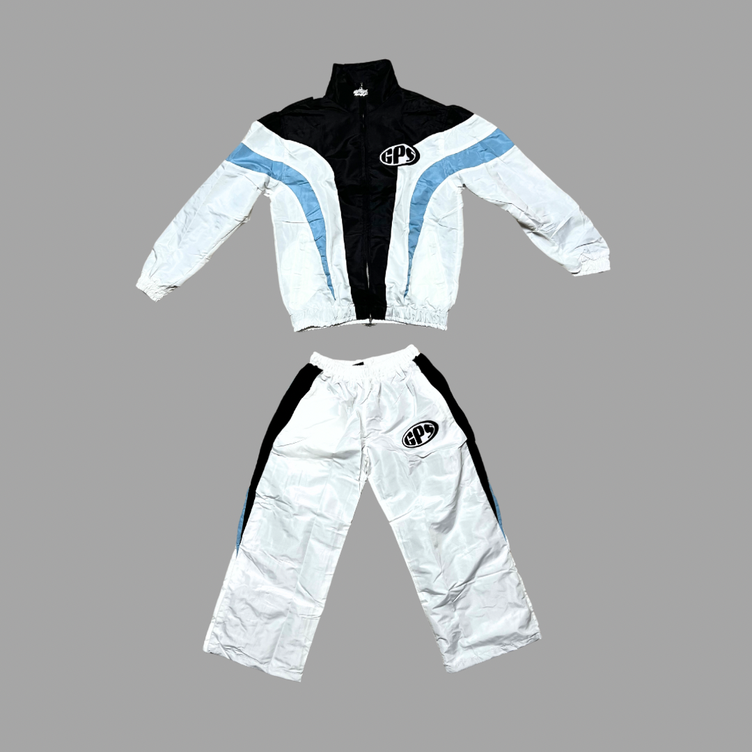 Giovanni Sports Set Wht/Blk/Blue