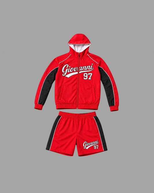 Red/Blk Cortez Shortset